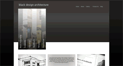 Desktop Screenshot of blackdesignarch.com